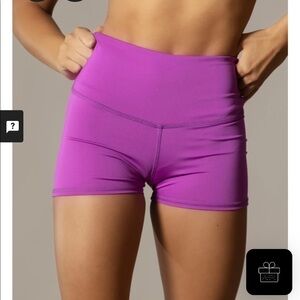 TigerFriday Shorties Booty Shorts in Grape Soda EXCELLENT LIKE NEW adult small